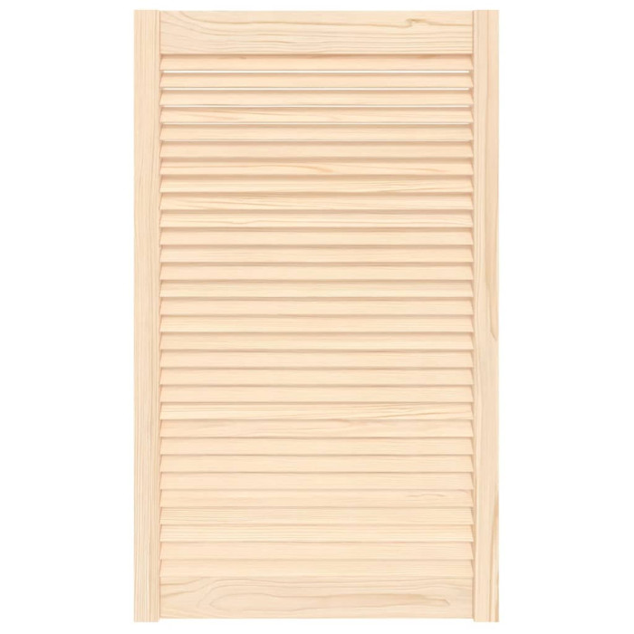 Vrata za omarico z letvicami 99,3x59,4 cm trdna borovina